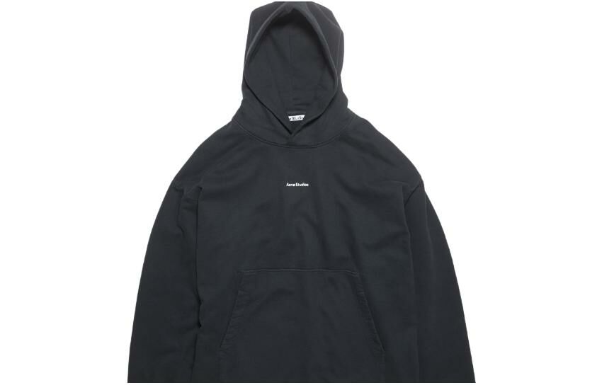 【代購】Acne Studios Logo Printed Long-Sleeved Hoodie