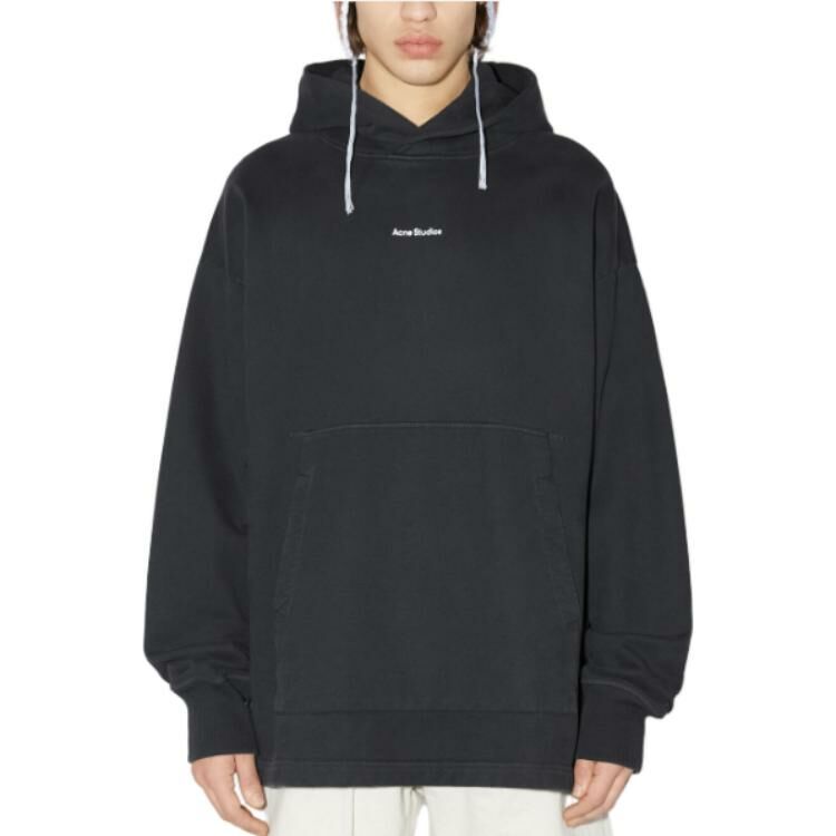 【代購】Acne Studios Logo Printed Long-Sleeved Hoodie