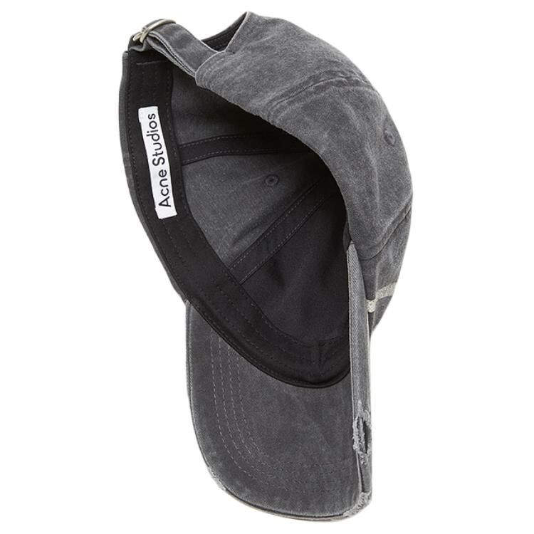 【代購】Acne Studios Cotton Baseball Caps Unisex Black