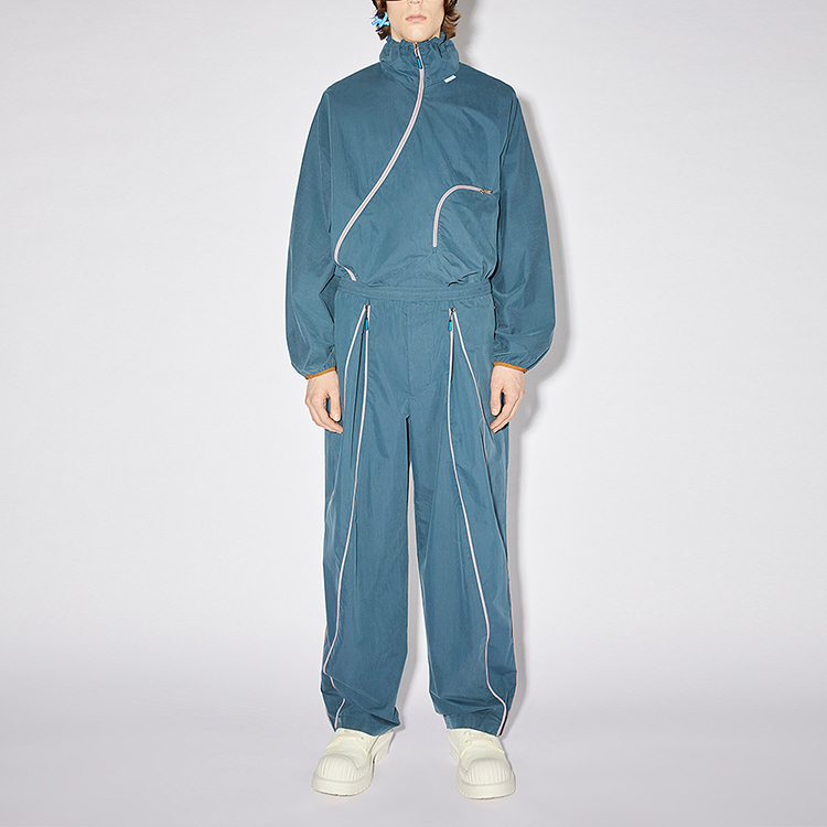 【代購】Acne Studios Knitted Sweatpants Men Blue