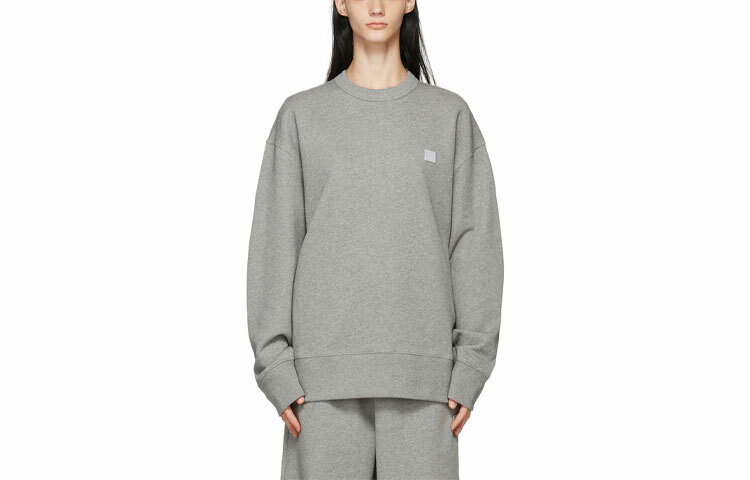 【代購】Acne Studios Face Logo Patch Crewneck Sweatshirt