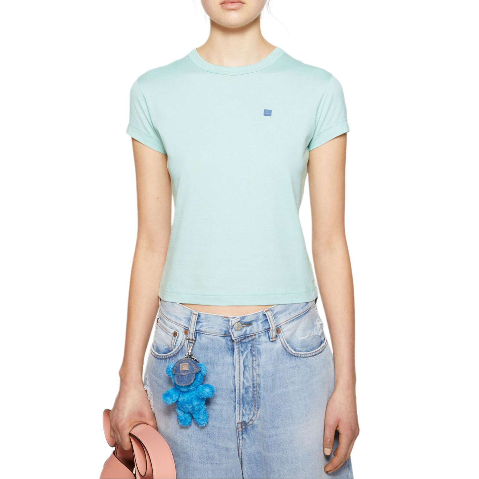 【代購】Acne Studios Face Logo-appliqué Cotton T-shirt