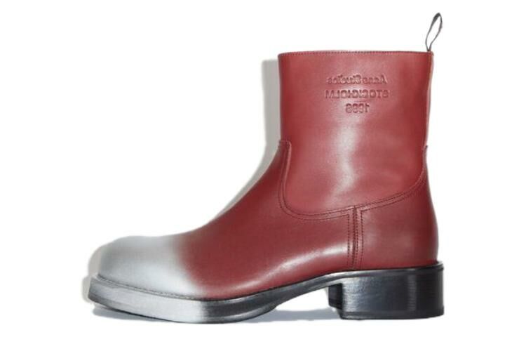 【代購】Acne Studios Ankle Boots 4.5cm Men's Burgundy