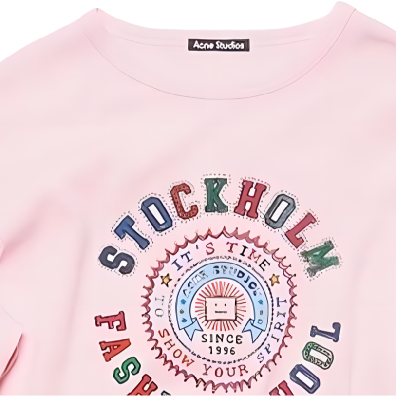 【代購】Acne Studios Logo Graphic Sleeved T-Shirt