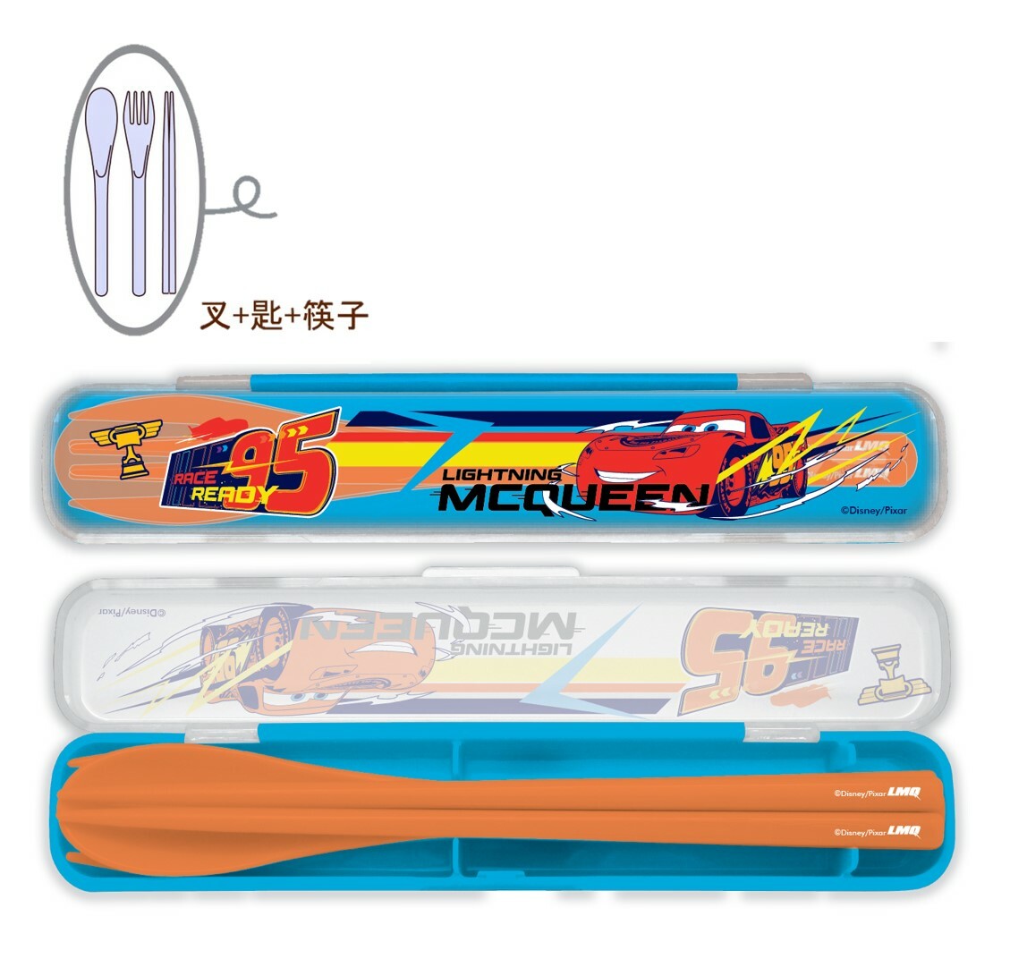 迪士尼 反斗車王- 餐具套裝 (叉+匙+筷)