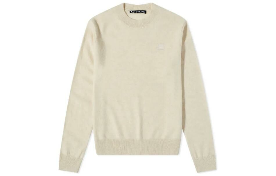 【代購】Acne Studios Face Logo Patch Crewneck Sweater