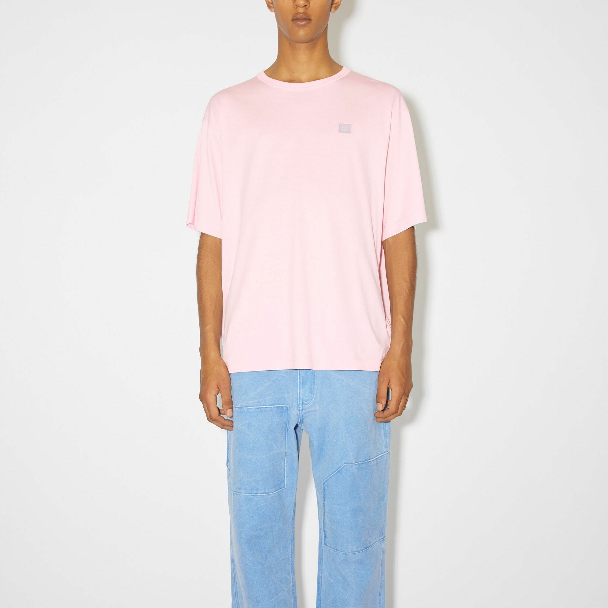 【代購】Acne Studios Face Logo Patch Crewneck T-Shirt