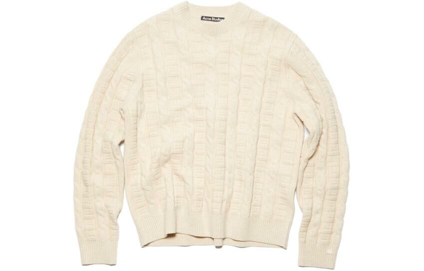 【代購】Acne Studios FW23 Sweater Unisex Oat Porridge