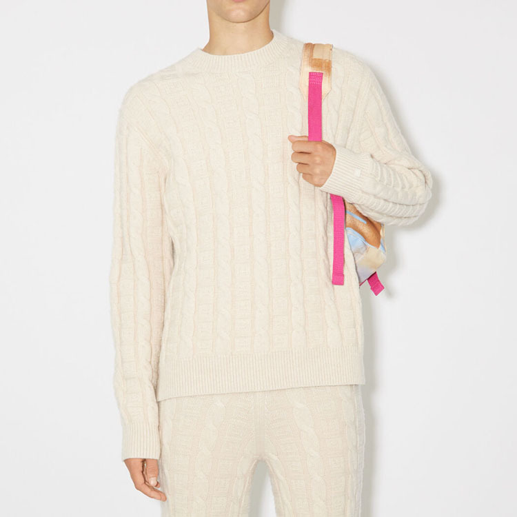 【代購】Acne Studios FW23 Sweater Unisex Oat Porridge