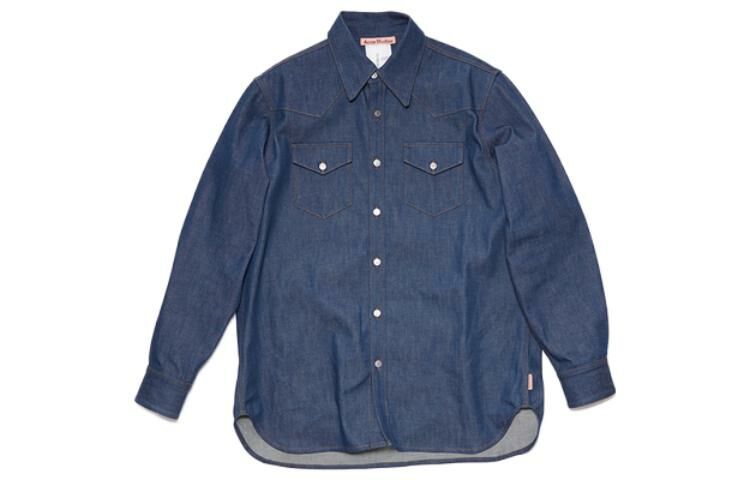 【代購】Acne Studios Long sleeve Denim Shirt
