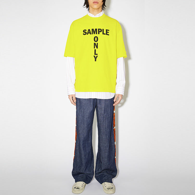 【代購】Acne Studios SS22 T-Shirt Men's Yellow Green
