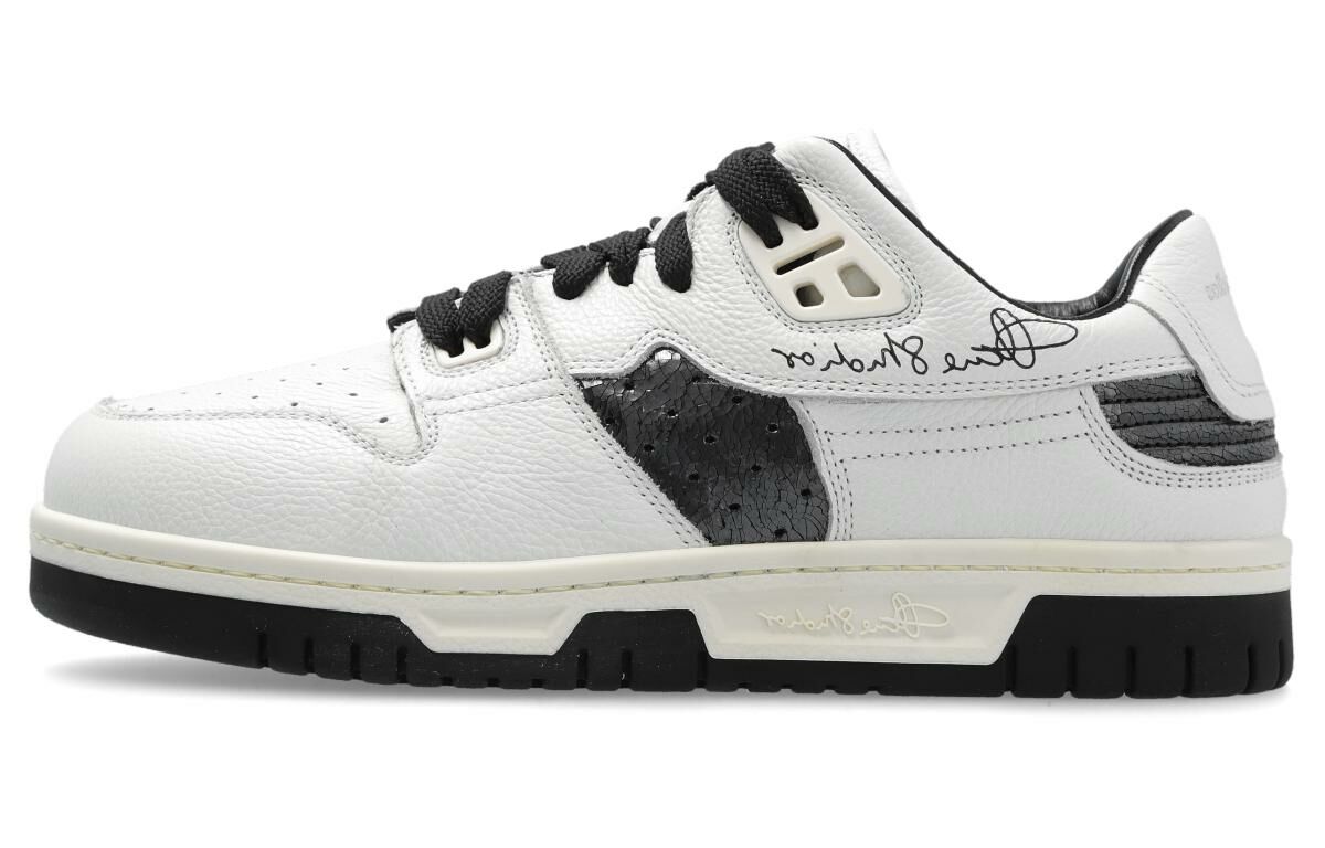 【代購】Acne Studios Logo-print Leather Sneakers