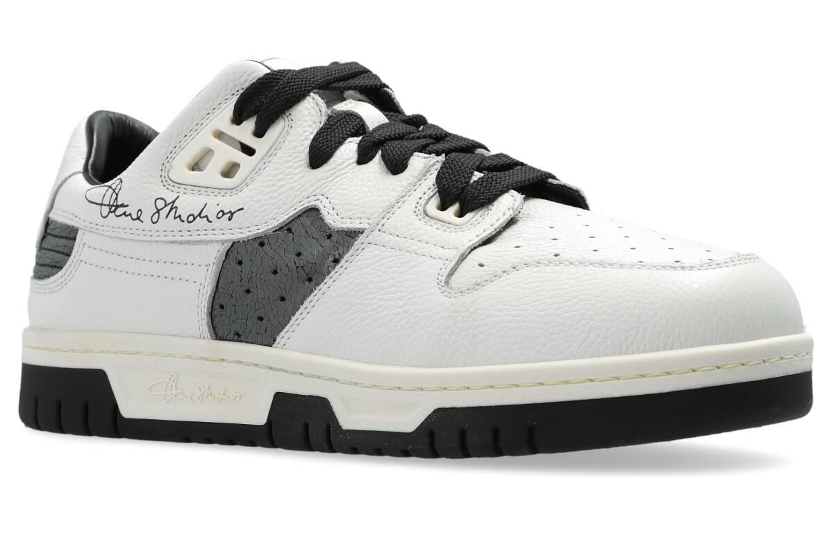 【代購】Acne Studios Logo-print Leather Sneakers