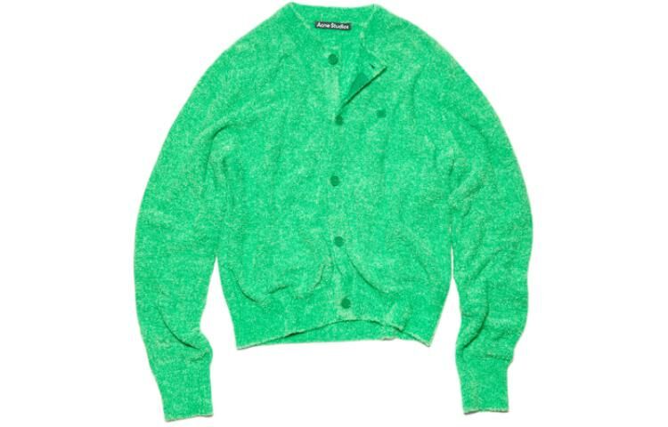 【代購】Acne Studios SS24 Knitwear Unisex Bright Green