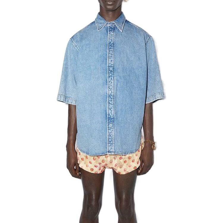 【代購】Acne Studios Collared Button Up Denim Shirt