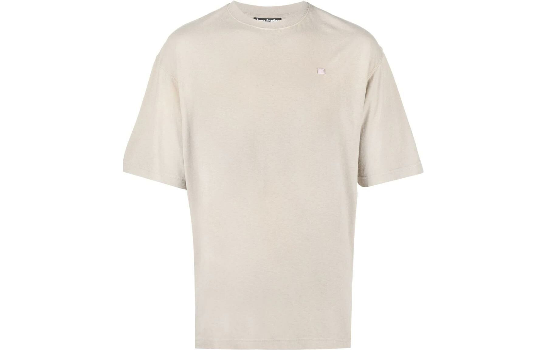 【代購】Acne Studios T-Shirts Unisex Light Beige Gray