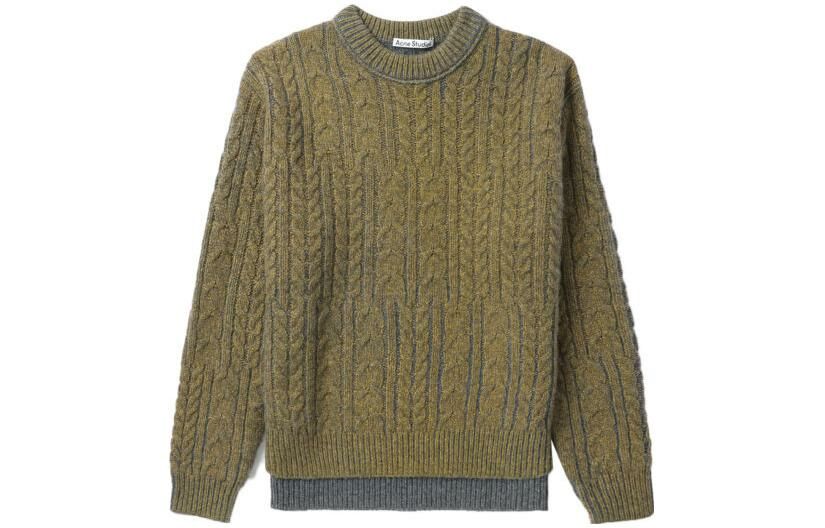 【代購】Acne Studios Sweaters Men Mustard Yellow