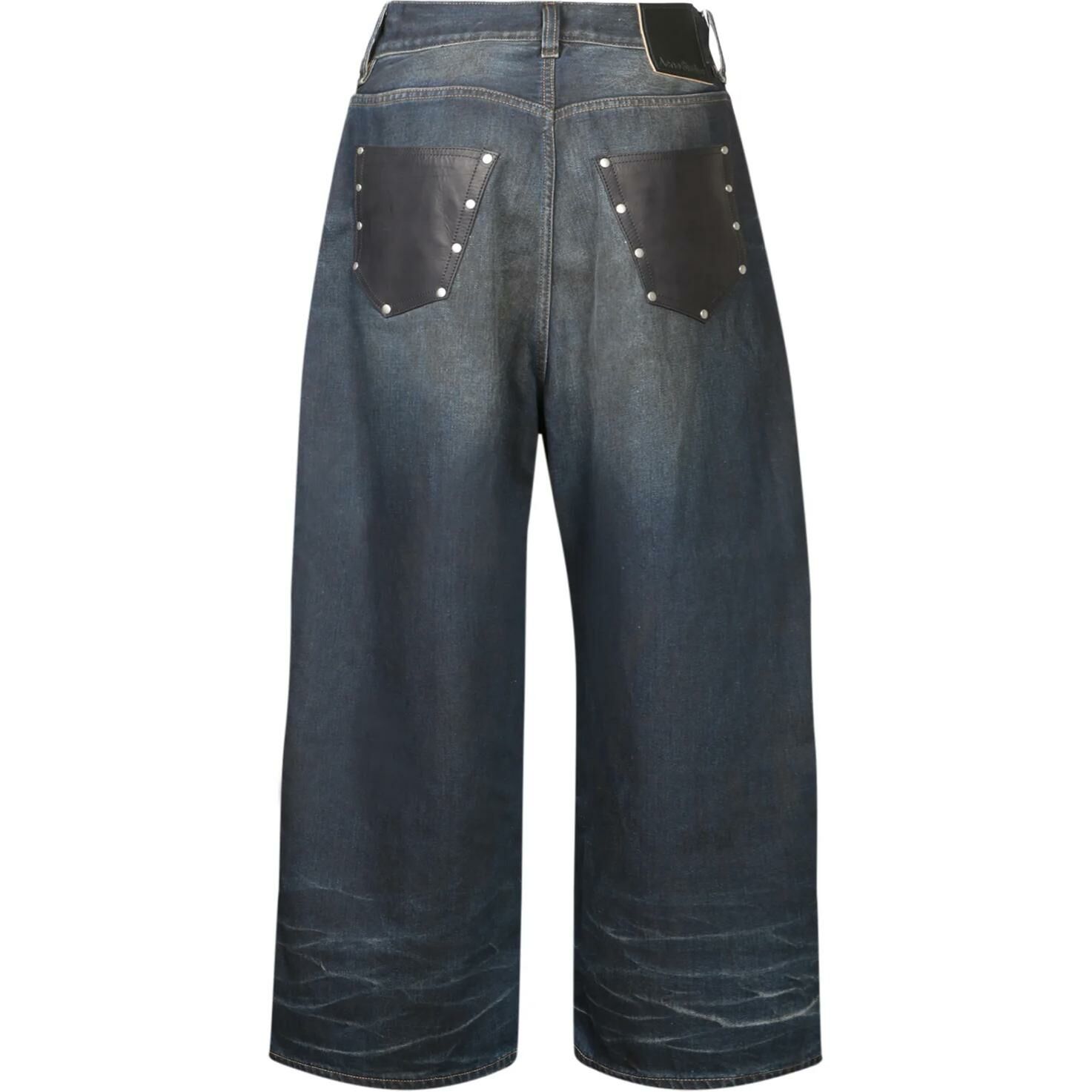【代購】Acne Studios Logo Patch Mid Waist Baggy Jeans