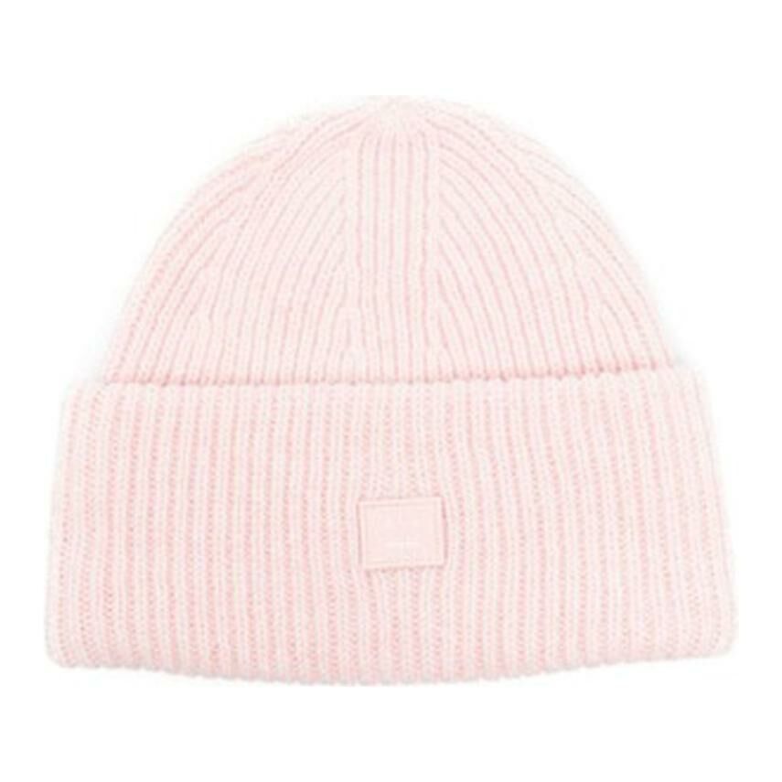 【代購】Acne Studios Logo Patch Ribbed Beanie