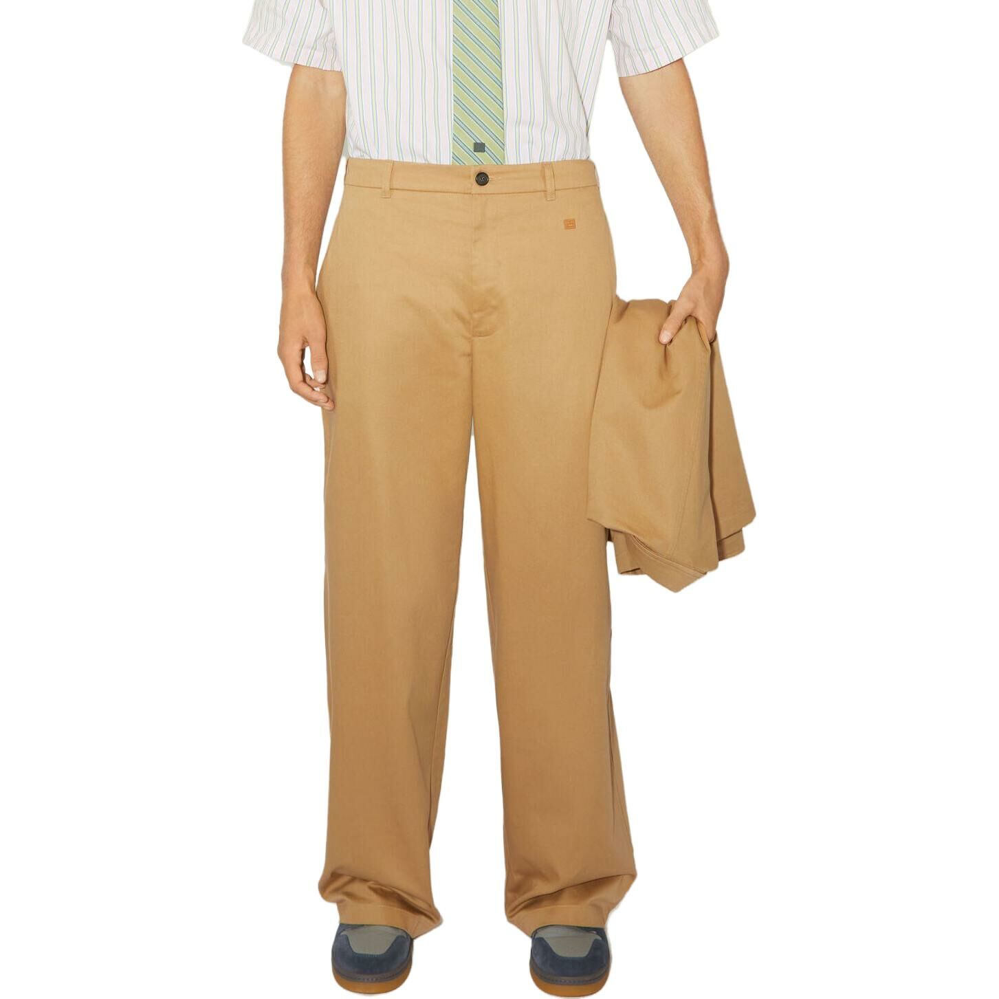 【代購】Acne Studios Meme Collection Casual Pants Unisex Camel Brown