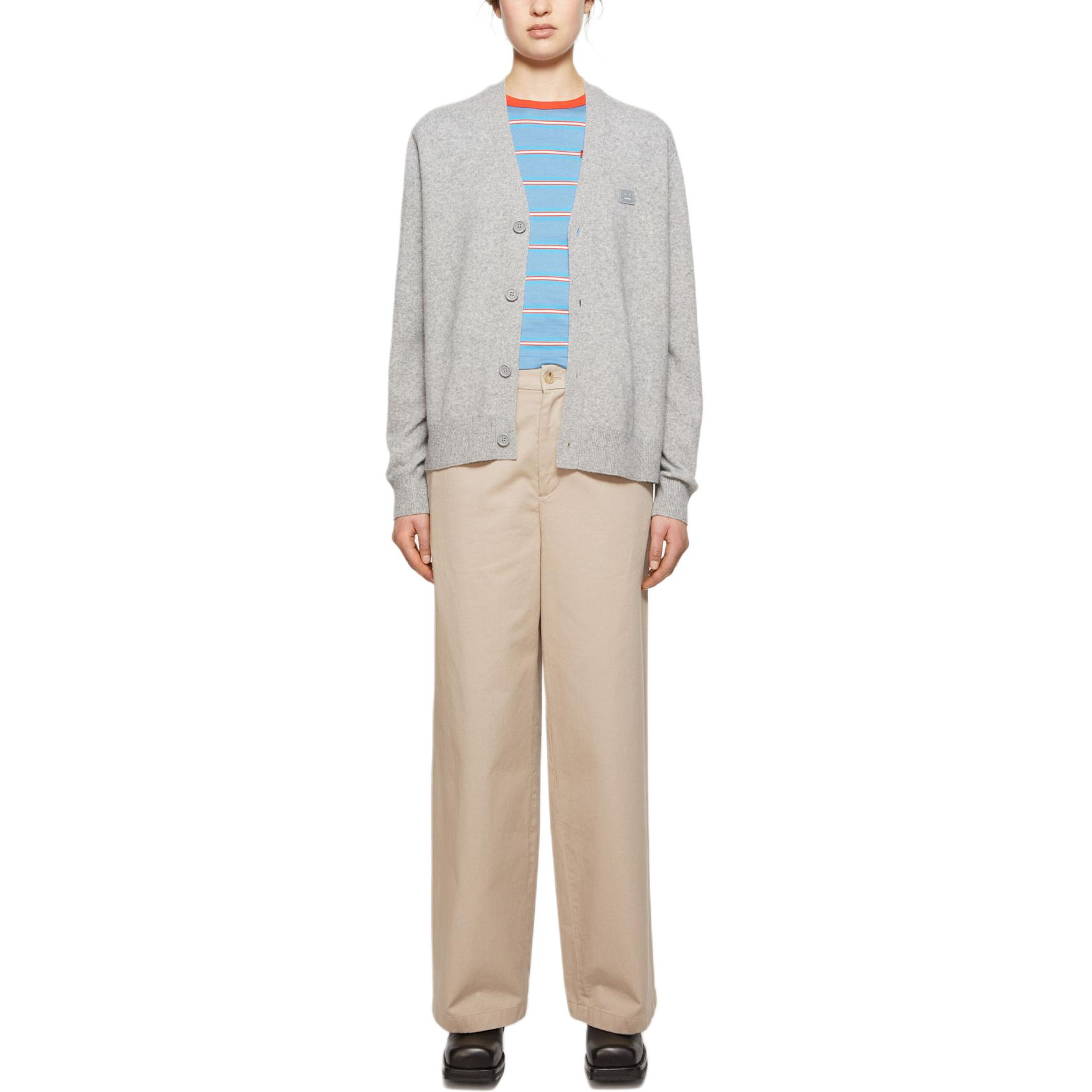 【代購】Acne Studios Logo Patch Wide-Leg Trousers