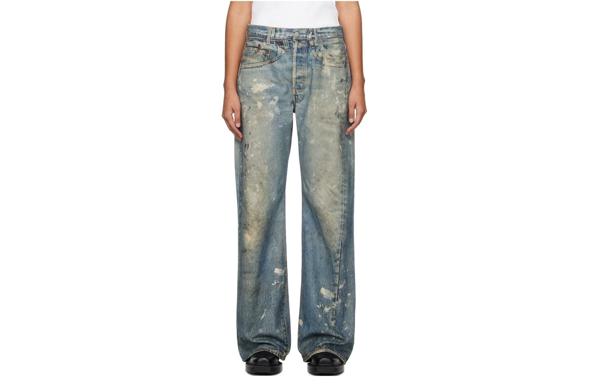 【代購】Acne Studios x Ssense Jeans Unisex Denim Blue