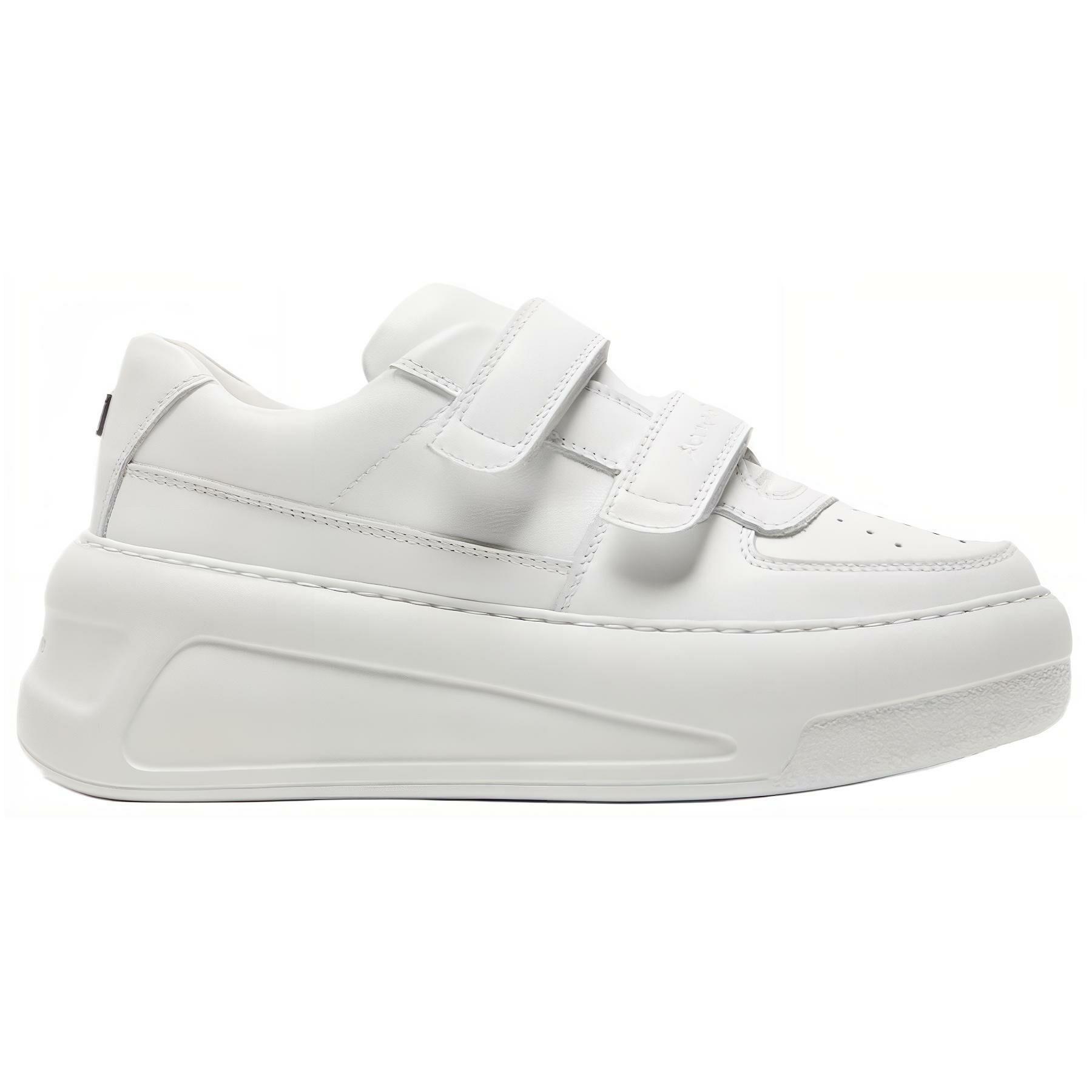【代購】Acne Studios Velcro Low-Top Casual Shoes 4cm Unisex White