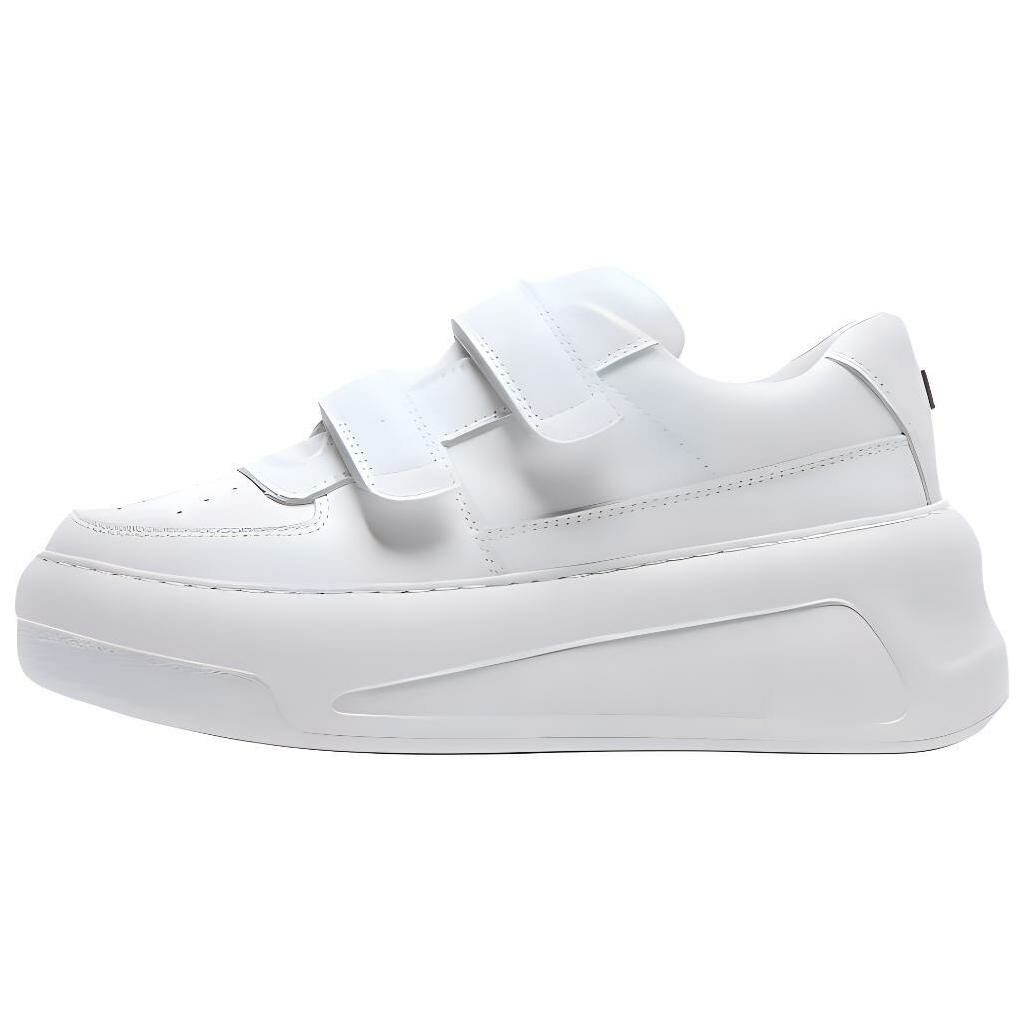 【代購】Acne Studios Velcro Low-Top Casual Shoes 4cm Unisex White