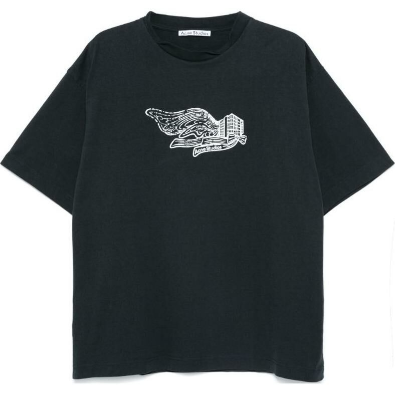 【代購】Acne Studios Logo Printed Crewneck T Shirt