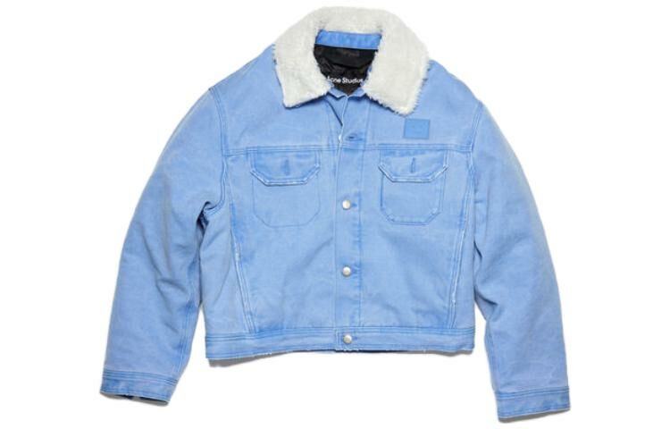 【代購】Acne Studios Logo Patch Buttoned Denim Jacket