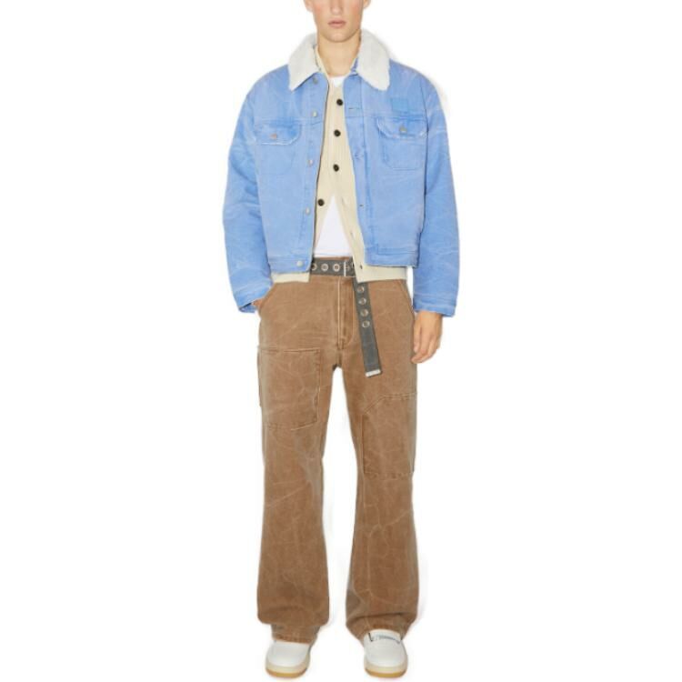 【代購】Acne Studios Logo Patch Buttoned Denim Jacket