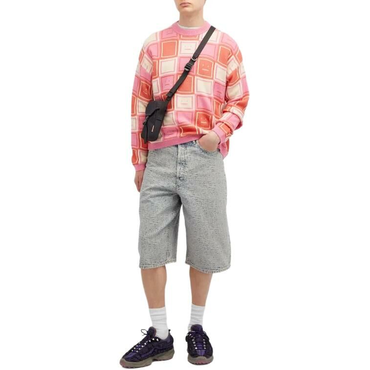 【代購】Acne Studios Monogram Denim Shorts