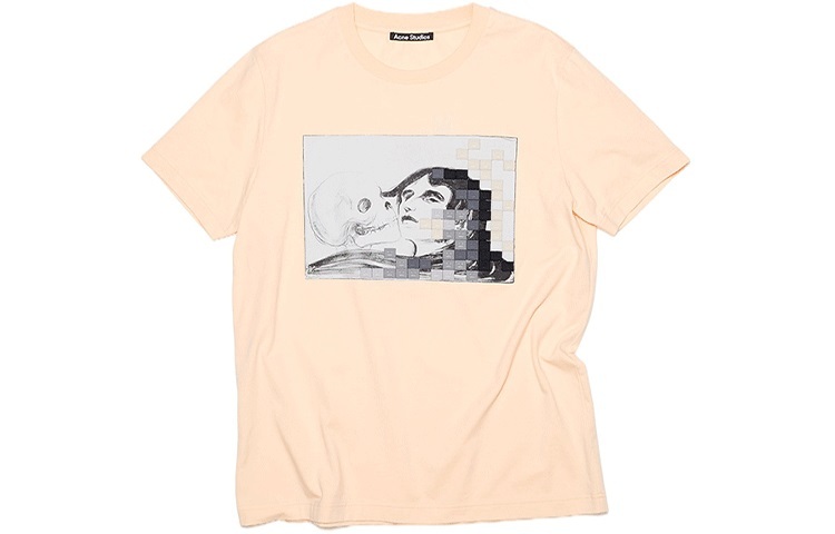 【代購】Acne Studios SS22 T-Shirt Unisex Light Beige