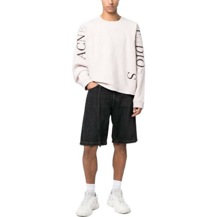 【代購】Acne Studios Logo Embroidered Crewneck Sweatshirt