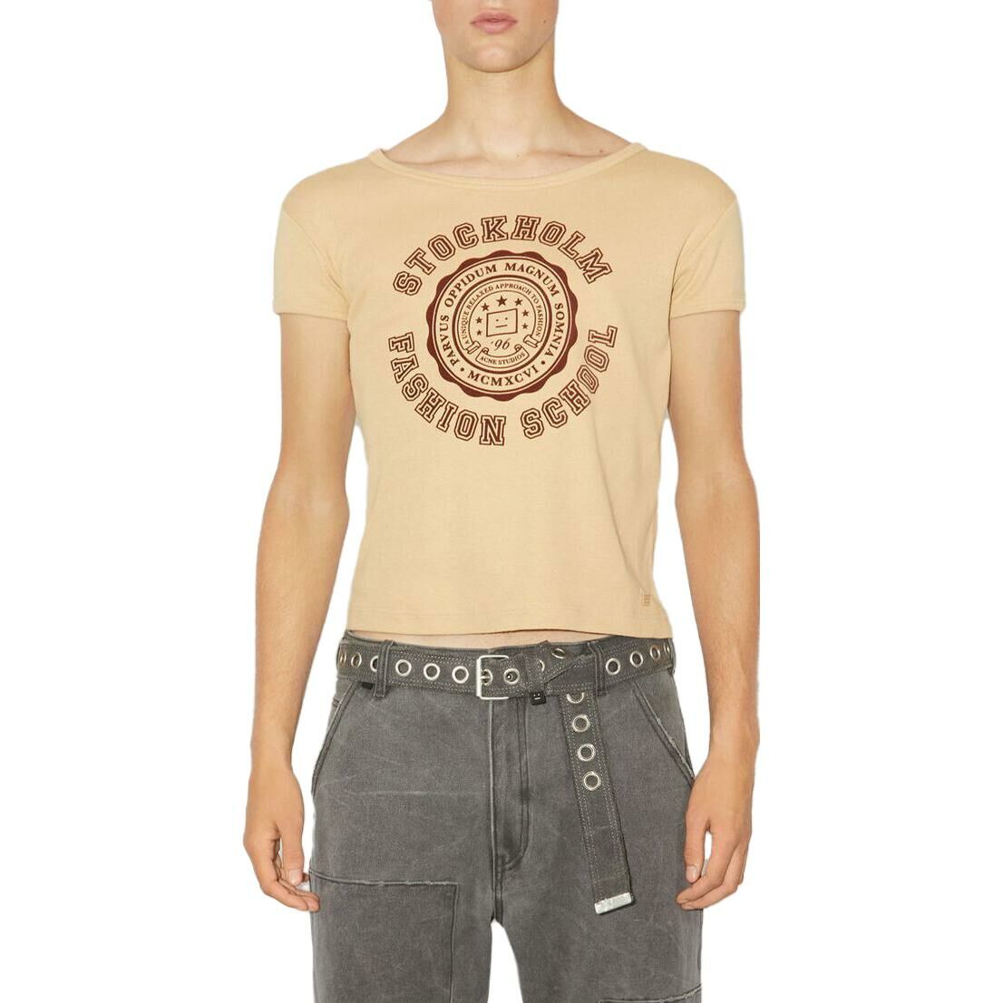 【代購】Acne Studios FW23 Regular T-Shirt Unisex Cookie Beige