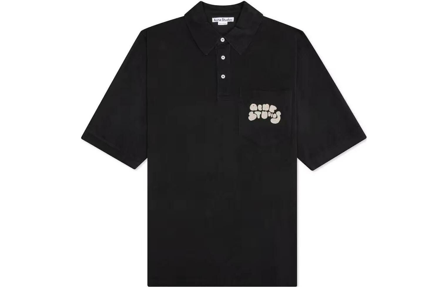 【代購】Acne Studios Logo Embroidered Polo Shirt