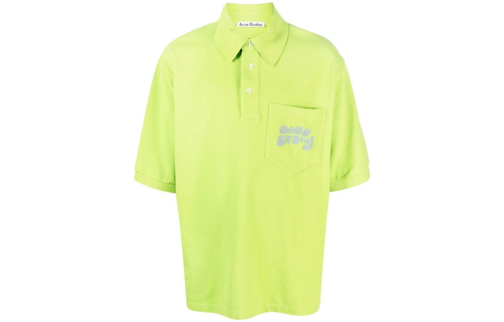 【代購】Acne Studios Logo Embroidered Polo Shirt