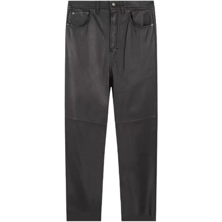 【代購】Acne Studios Leather Pants Men's Black
