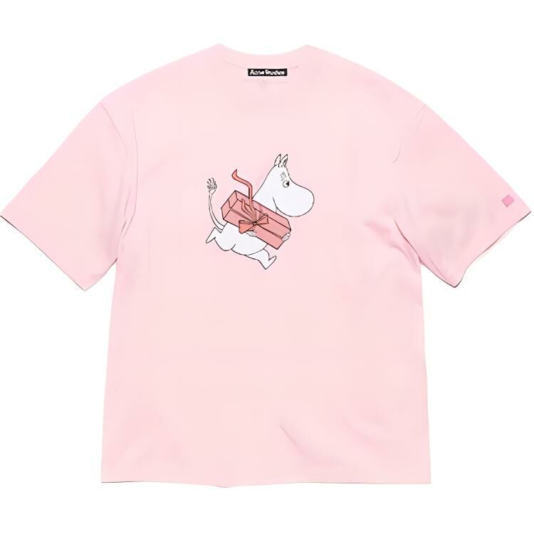 【代購】Acne Studios Moomin Collaboration T-Shirts Unisex Pink
