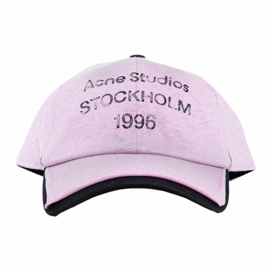 【代購】Acne Studios Cotton Baseball Caps Men's Pink