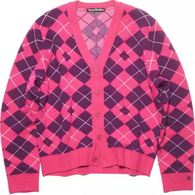 【代購】Acne Studios FW24 Knitwear Unisex Pink