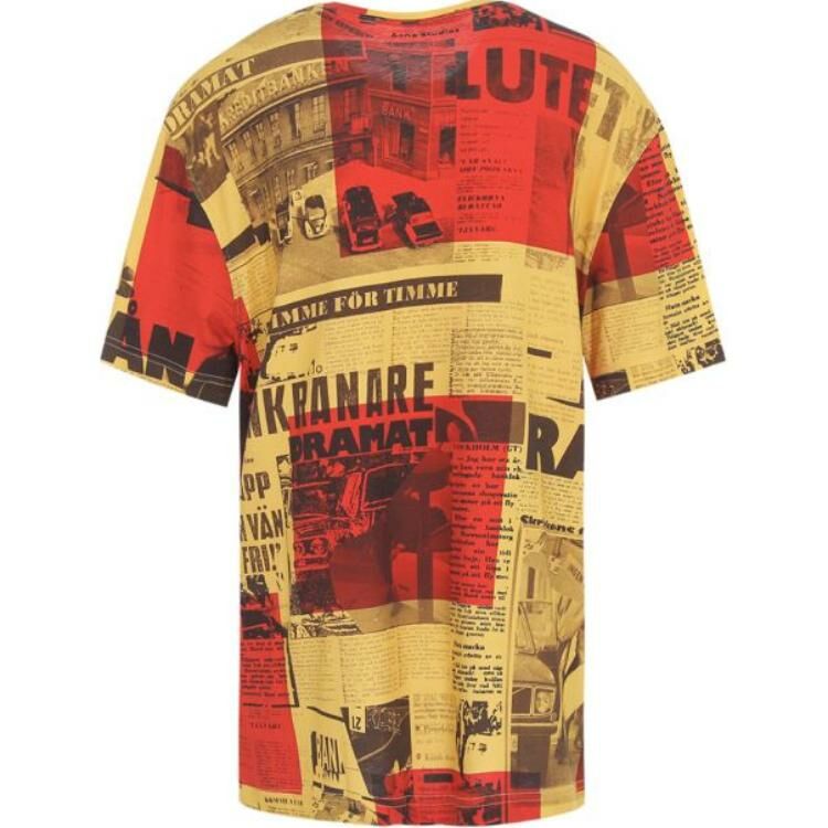 【代購】Acne Studios T-Shirt Men's Red Yellow