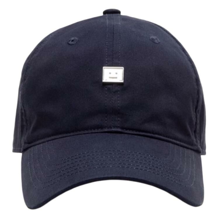 【代購】Acne Studios Cotton Baseball Caps Unisex Dark Blue