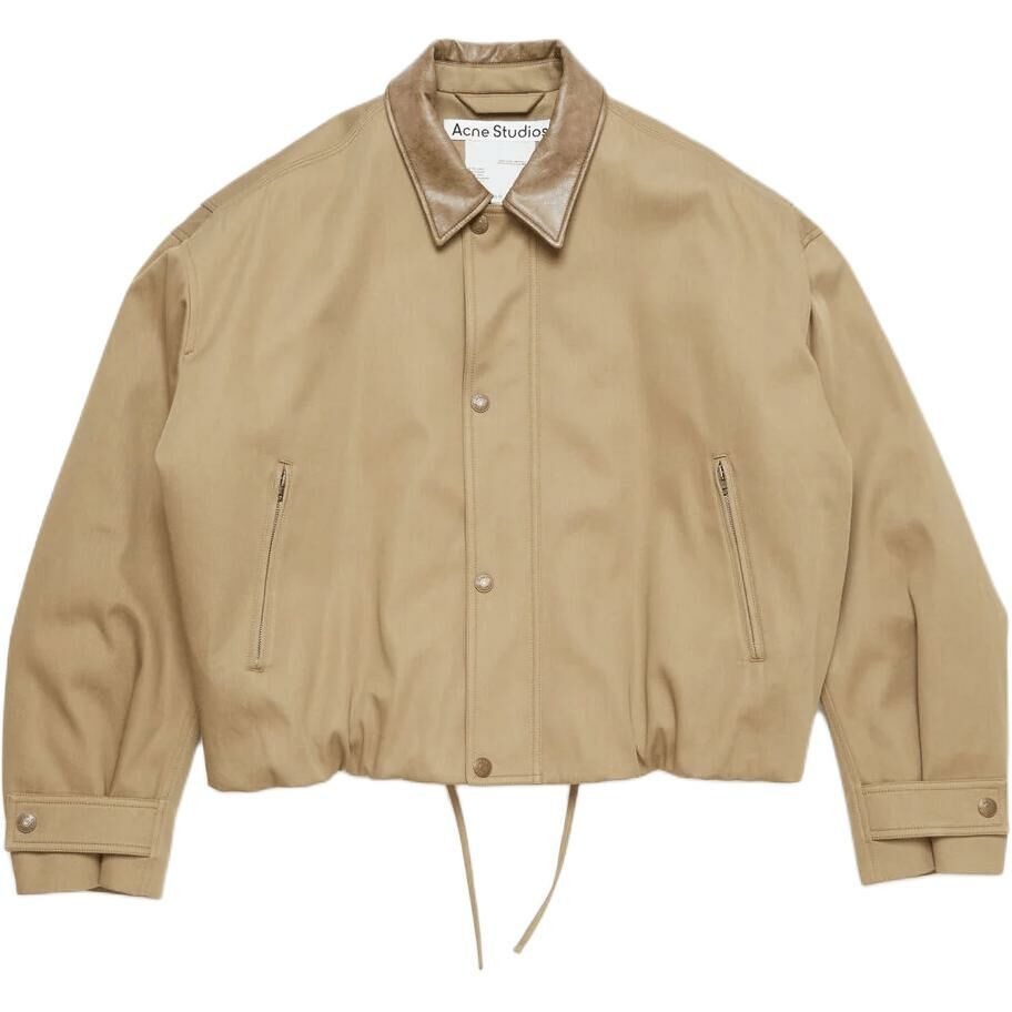 【代購】Acne Studios Leather collar Jacket