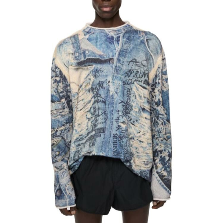 【代購】Acne Studios SS25 Sweater Unisex Blue