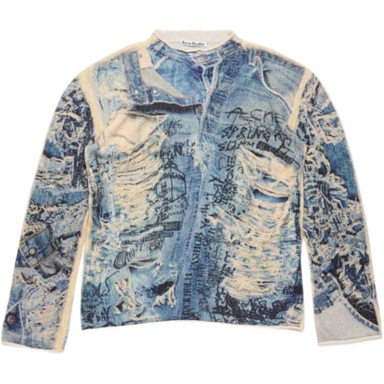 【代購】Acne Studios SS25 Sweater Unisex Blue