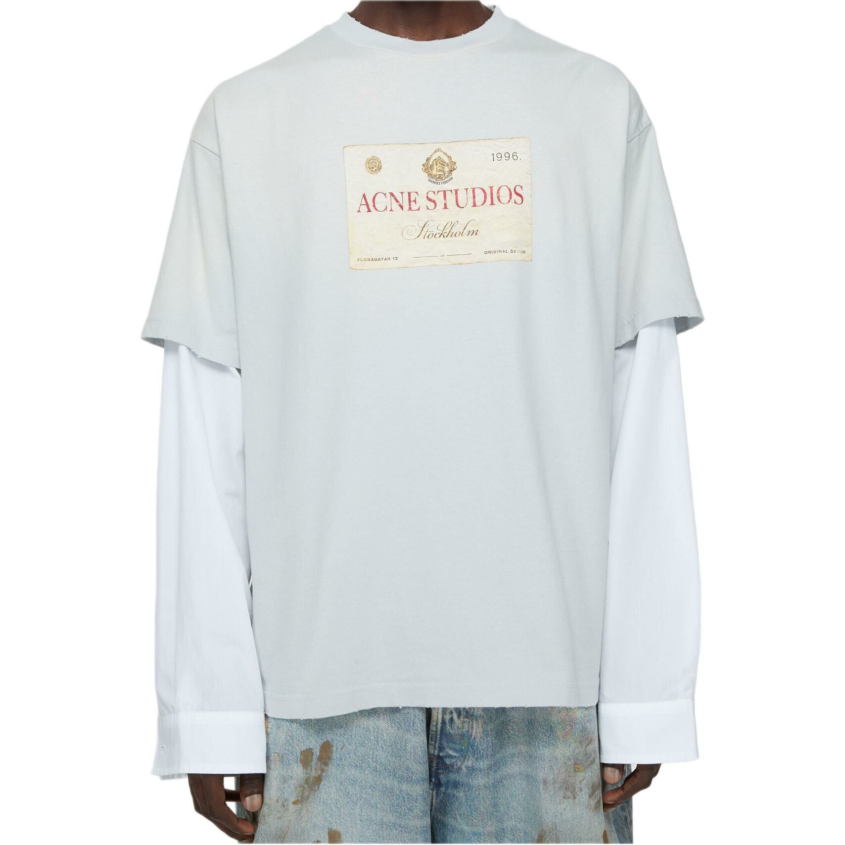 【代購】Acne Studios Layered Print T-Shirt