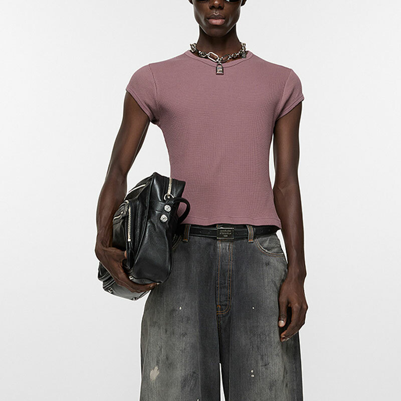 【代購】Acne Studios SS25 T-Shirts Unisex Plum