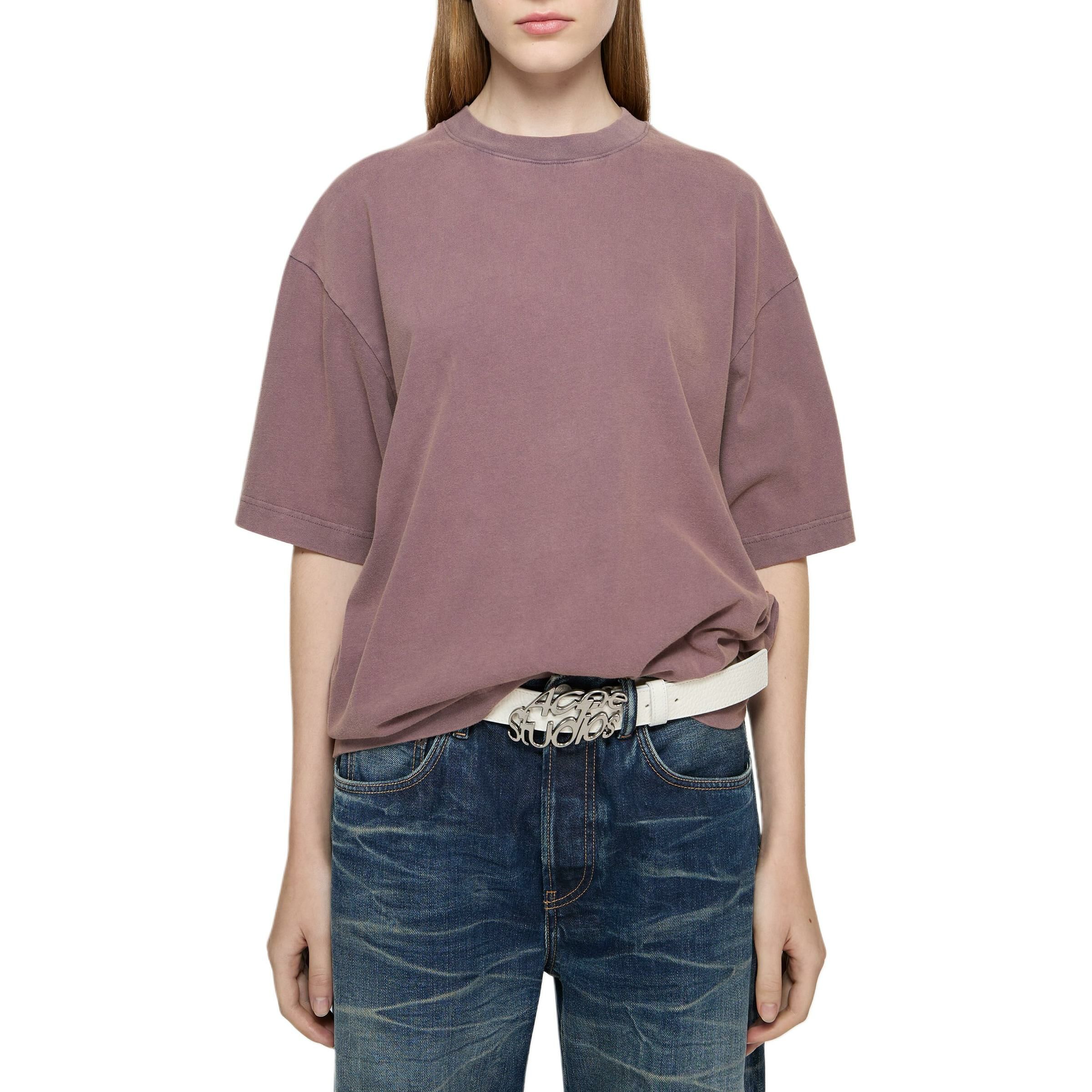 【代購】Acne Studios Relaxed Unisex Fit Crewneck T Shirt
