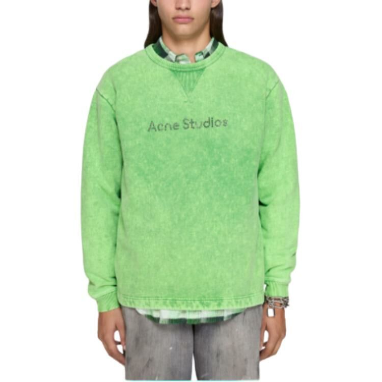 【代購】Acne Studios Logo Studded Crewneck Sweatshirt
